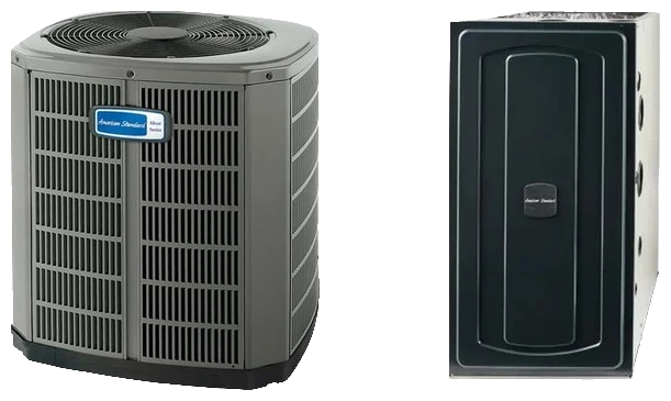 American Standard Silver AC with Silver 80 gas furnace