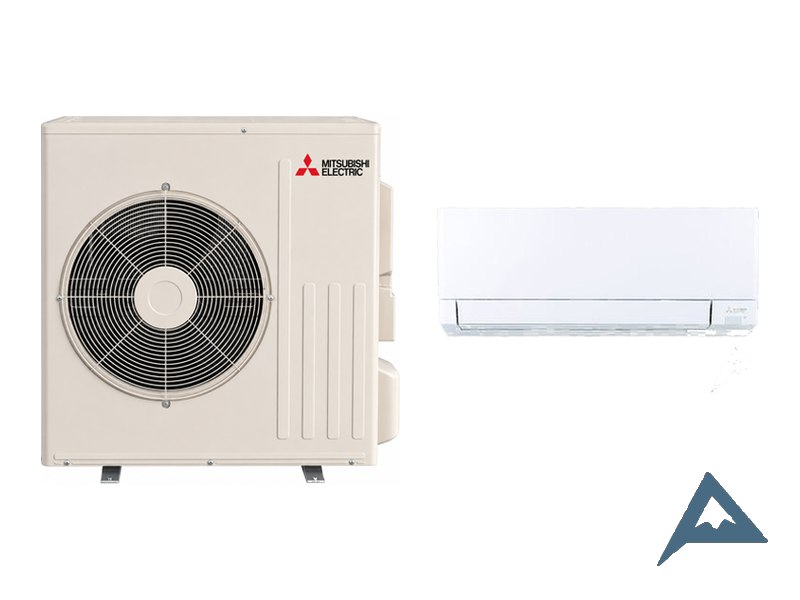 Mitsubishi WX-Series outdoor unit with MSZ wall-mounted indoor head