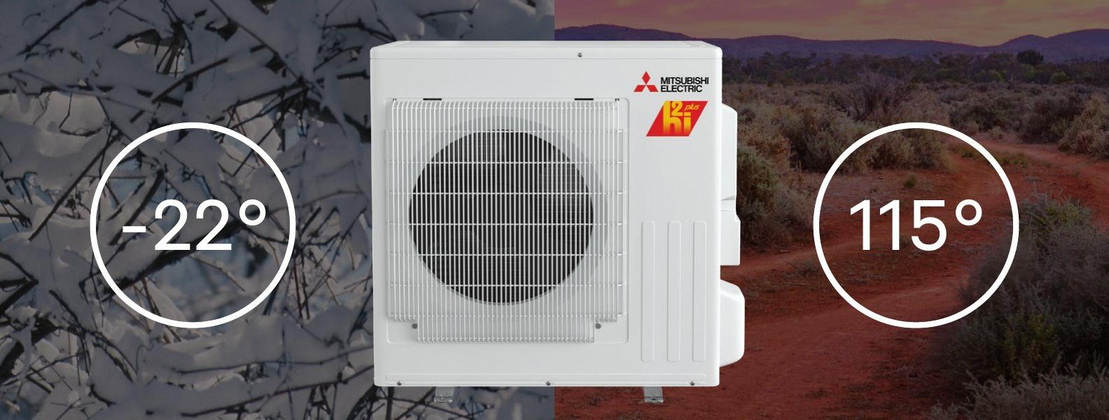 Side-discharge low-profile heat pump installed in a tight side yard