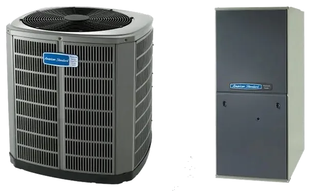 American Standard air conditioner and gas furnace